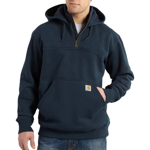 Carhartt Rain Defender Paxton Heavyweight Hooded Zip Mock Sweatshirt
