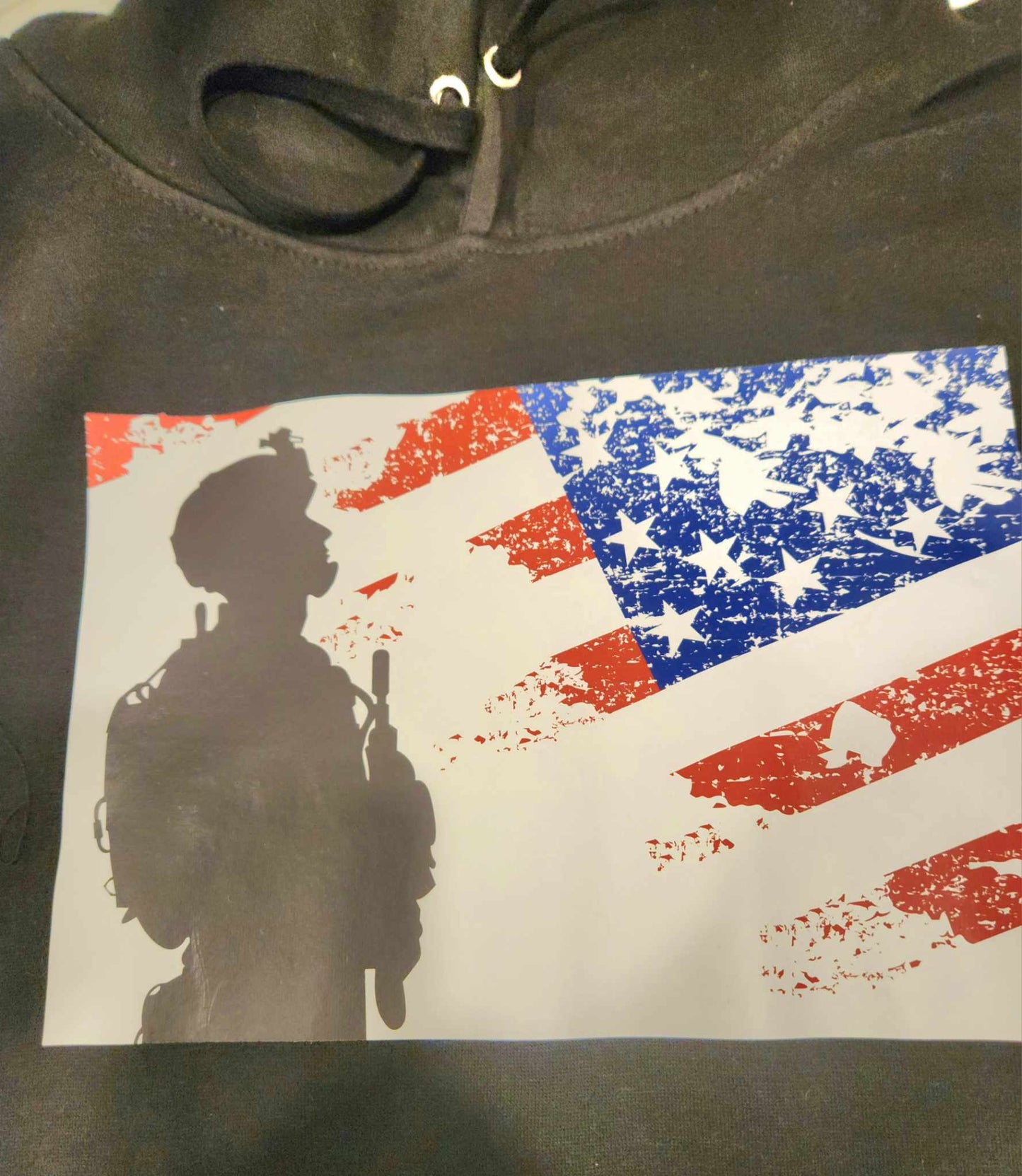 Soldier Black Hoodie (CUSTOM ORDER)