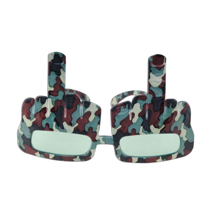 Camo Redneck Salute Glasses