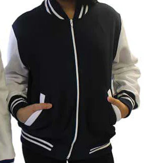700F - Youth Varsity Jacket with Zipper
