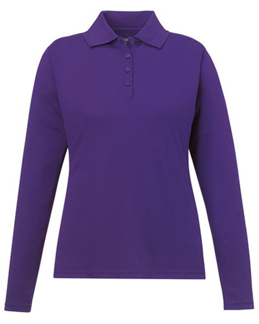 78192 - Core365 Ladies' Pinnacle Performance Long-Sleeve Piqué Polo