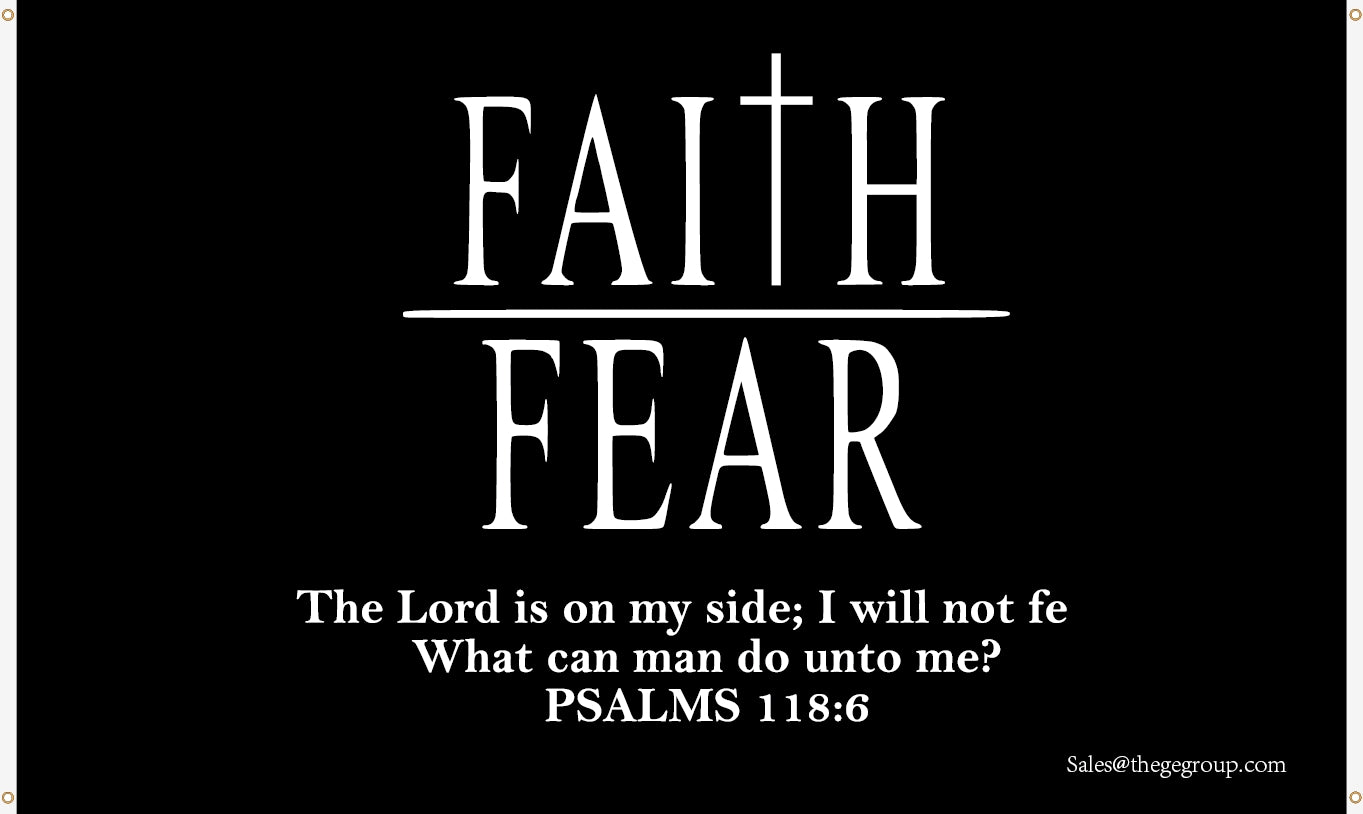 Flag - Faith Over Fear (CUSTOM ORDER)