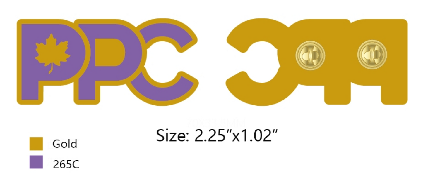 PPC Purple Metal Pins (Candidate)