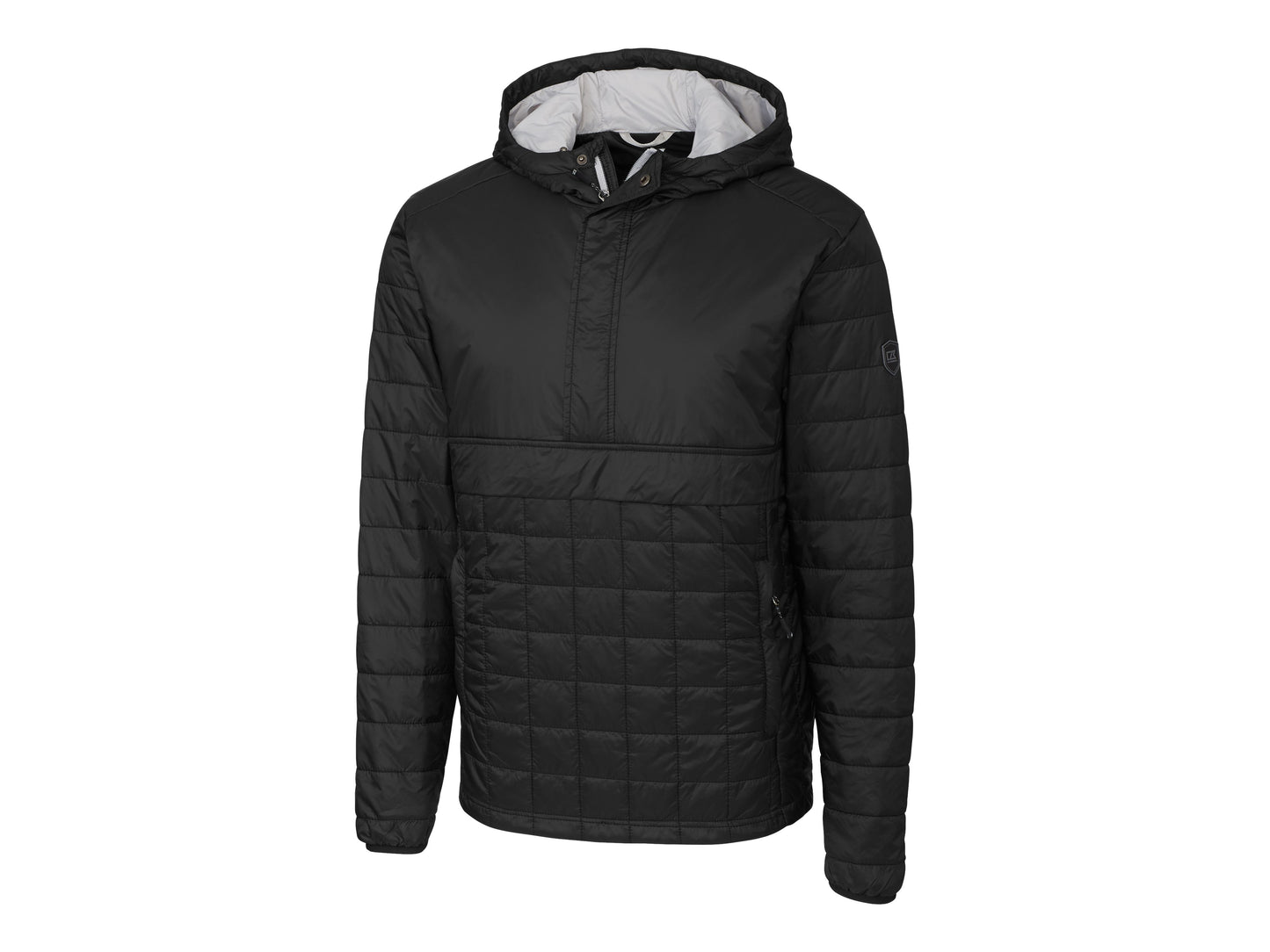 Rainier PrimaLoft Mens Eco Insulated Rainier Half Zip Popover Quilted Jacket - MCO00030