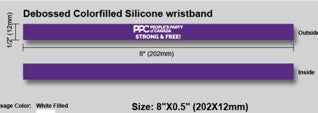 PPC Purple Wrist Bands (Candidate)