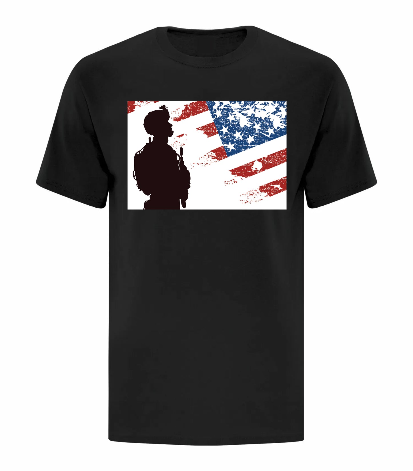 Soldier USA Flag