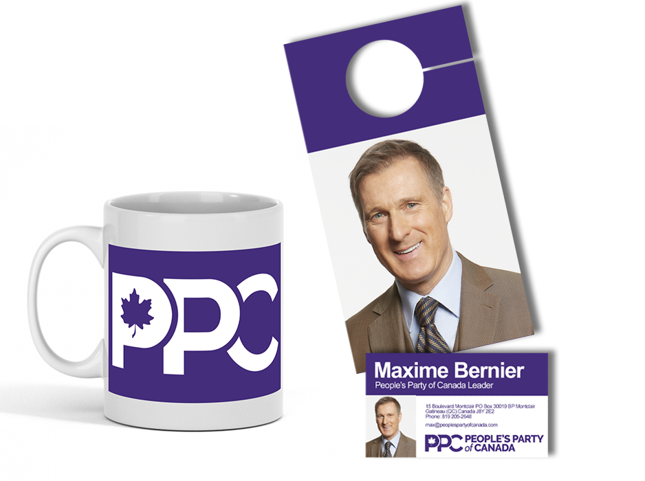 this is a picture of the people's party of canada mug