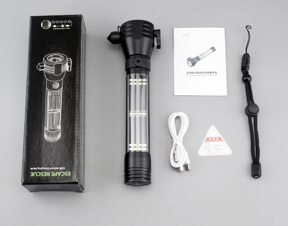 10-In-1 Emergency COB Flashlight