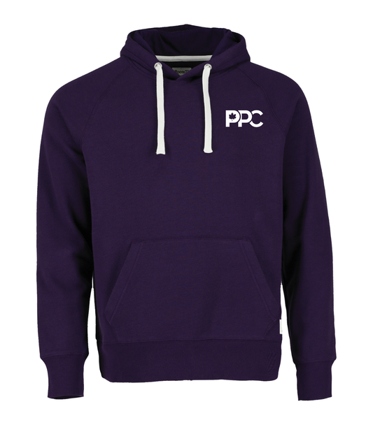PPC Roots Mens Purple Hoodie With White Strings (Candidate)