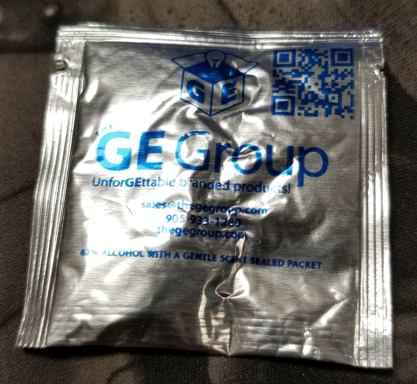 The GE Group Branded Alcohol Wipes