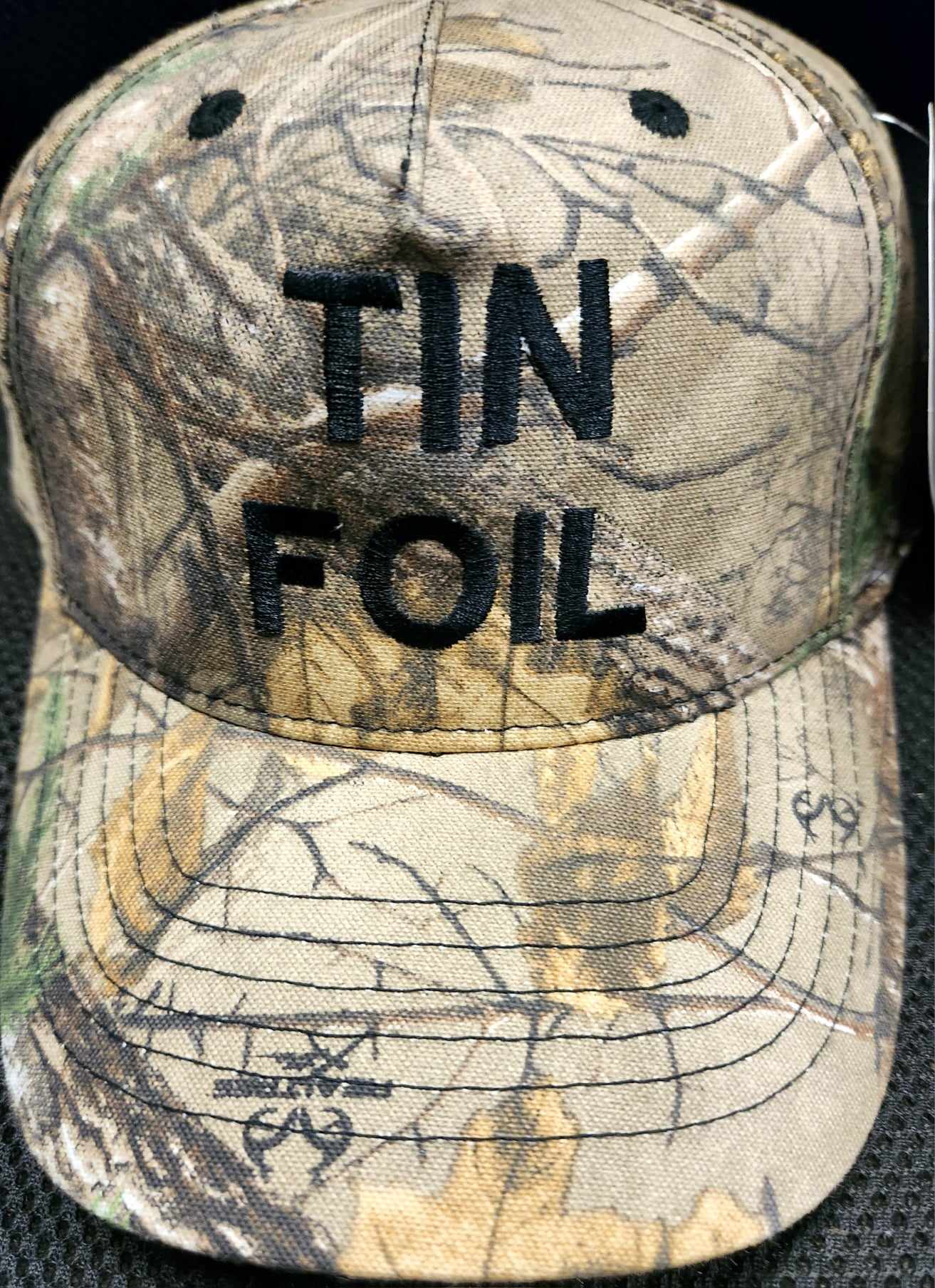 Hats with Tin Foil Letter Embroidery (Custom Order)