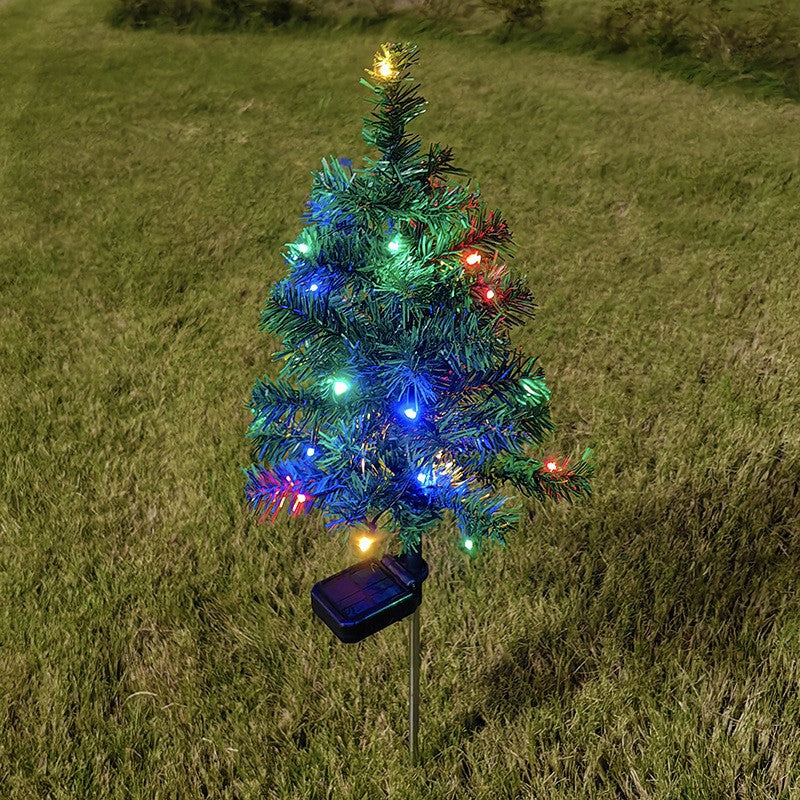 Light Up Lawn Christmas Trees