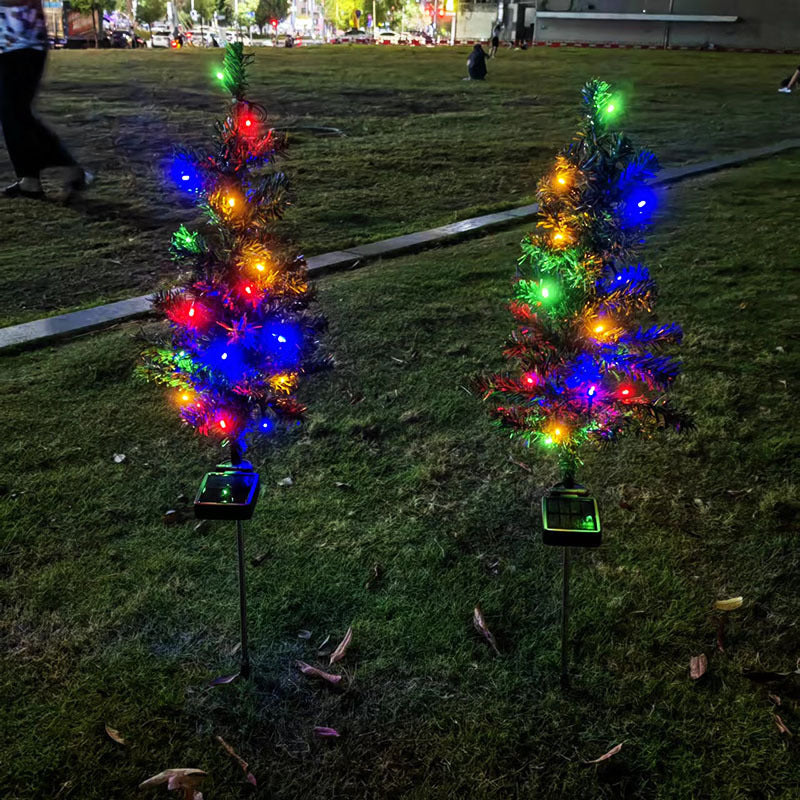 Light Up Lawn Christmas Trees