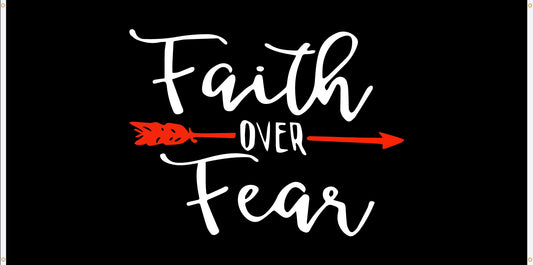 Flag - Faith Over Fear (Red Arrow) (CUSTOM ORDER)