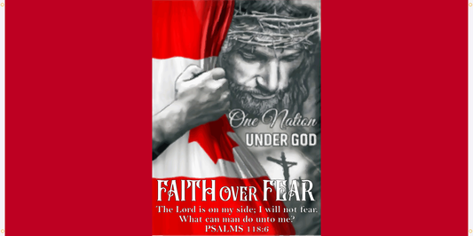 Flag - Faith Over Fear Under God (CUSTOM ORDER)