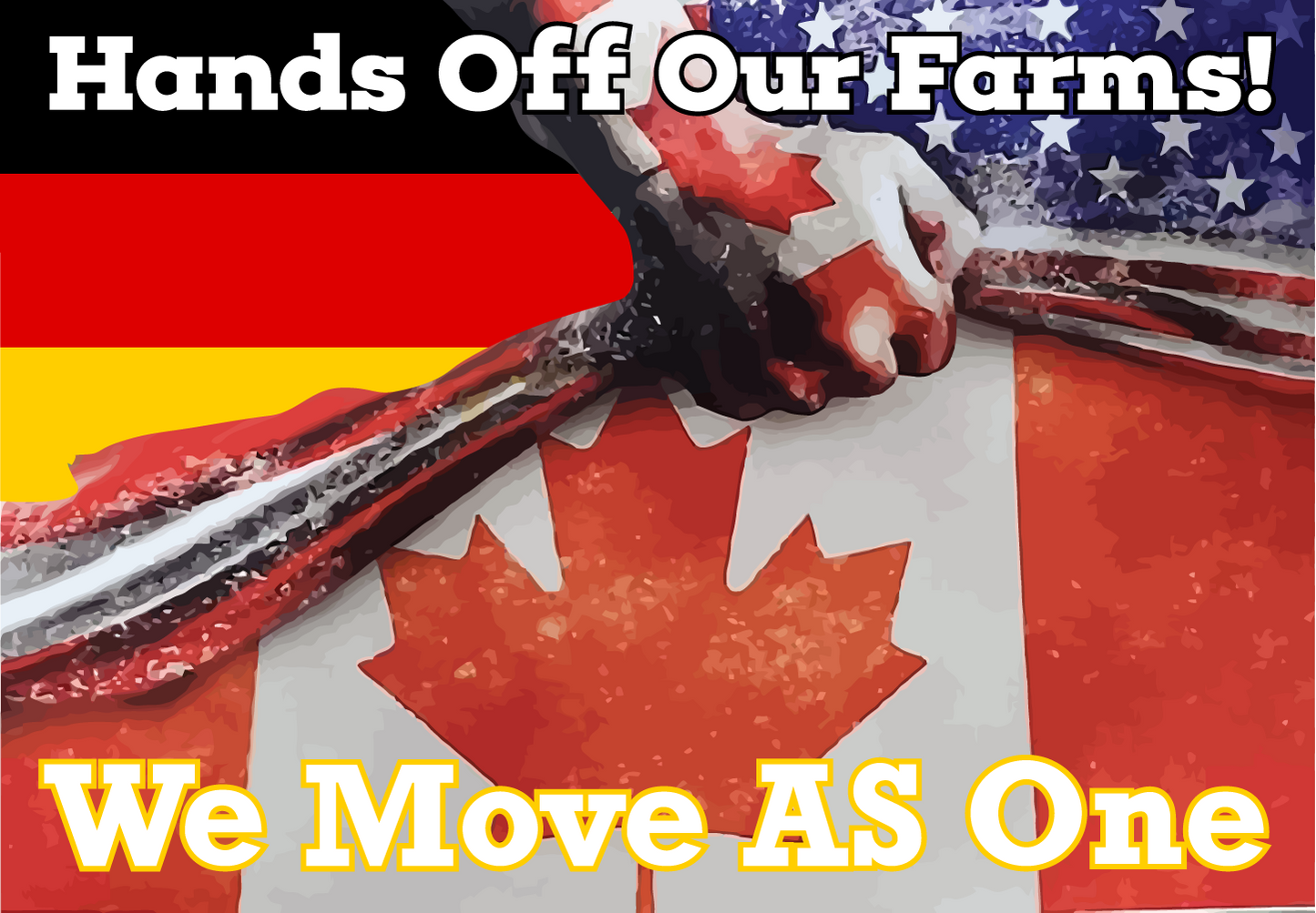 Hands Off Our Farms (CUSTOM ORDER)