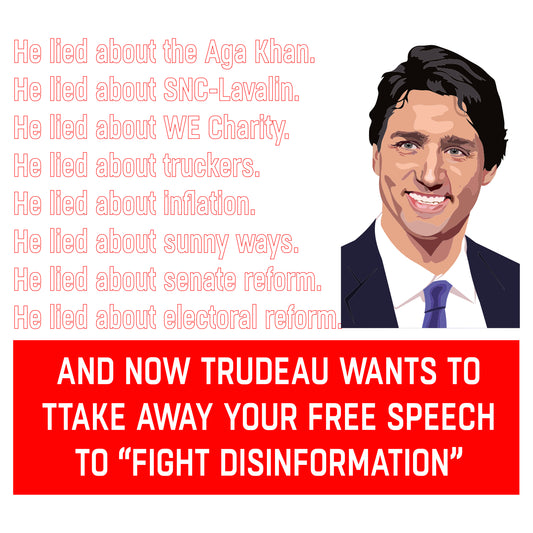 Custom Coroplast - Trudeau He Lied