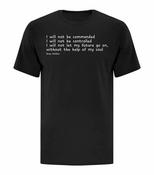 I Will Not Be Commanded