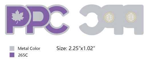 PPC Purple Metal Pins (Candidate)
