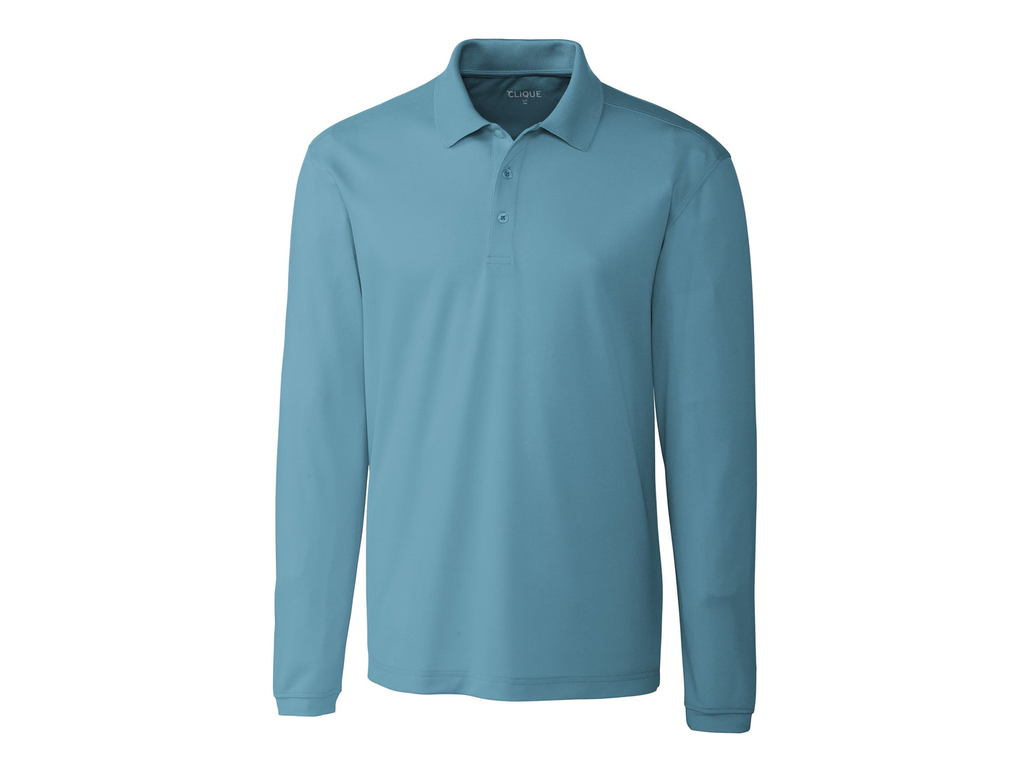 MQK00077 - Clique Spin Eco Performance Pique Long Sleeve Mens Polo