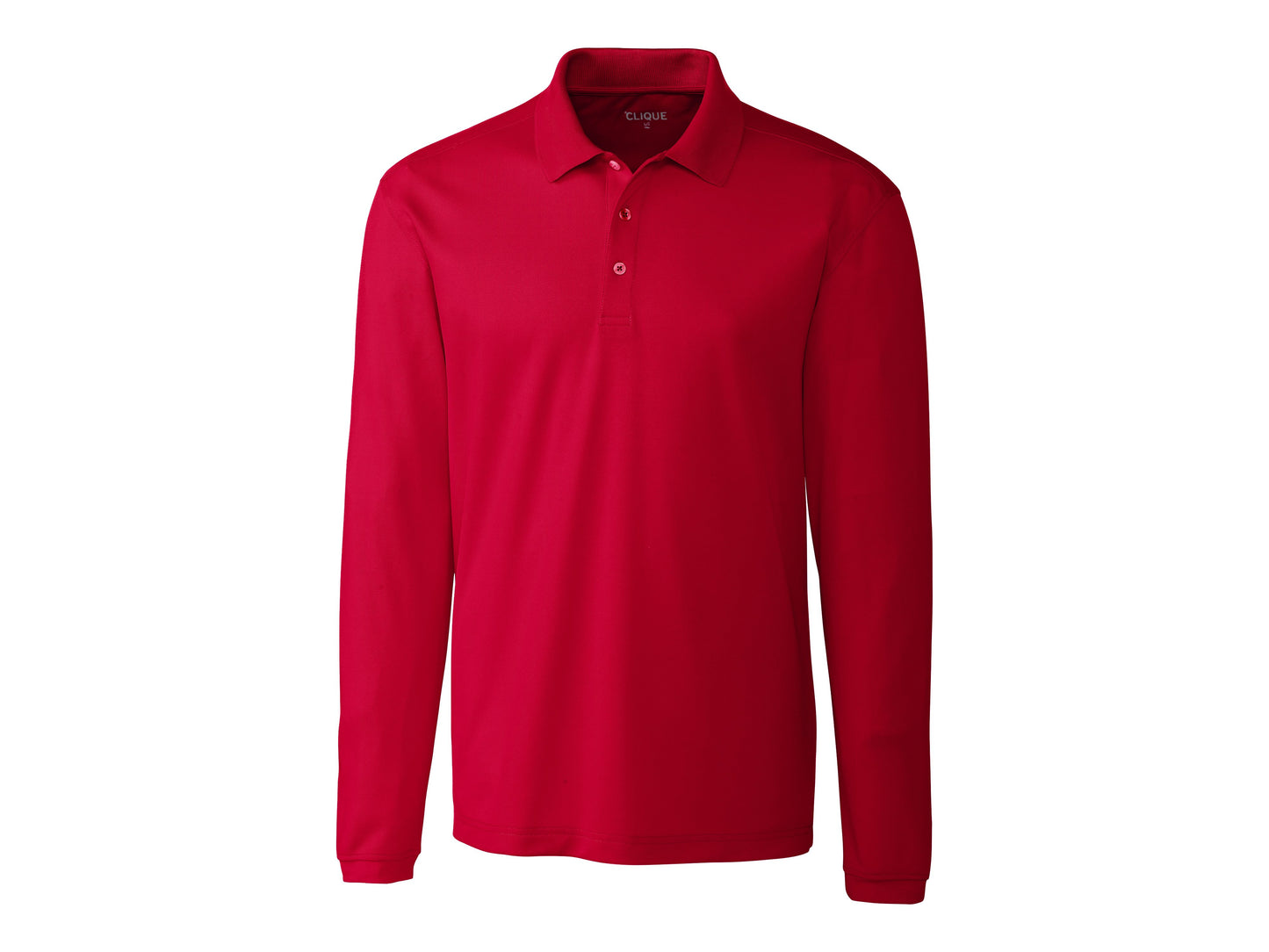 MQK00077 - Clique Spin Eco Performance Pique Long Sleeve Mens Polo