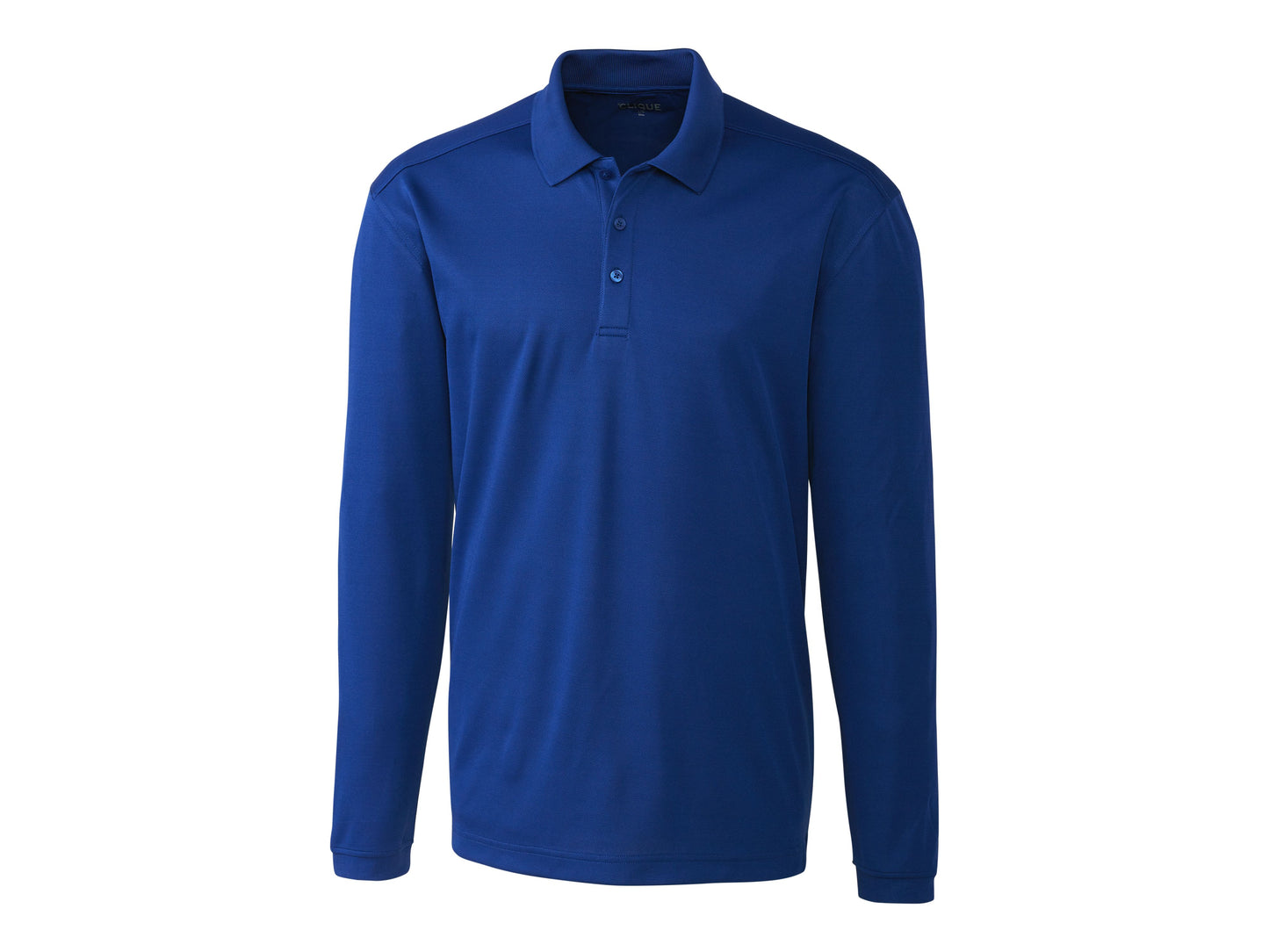 MQK00077 - Clique Spin Eco Performance Pique Long Sleeve Mens Polo