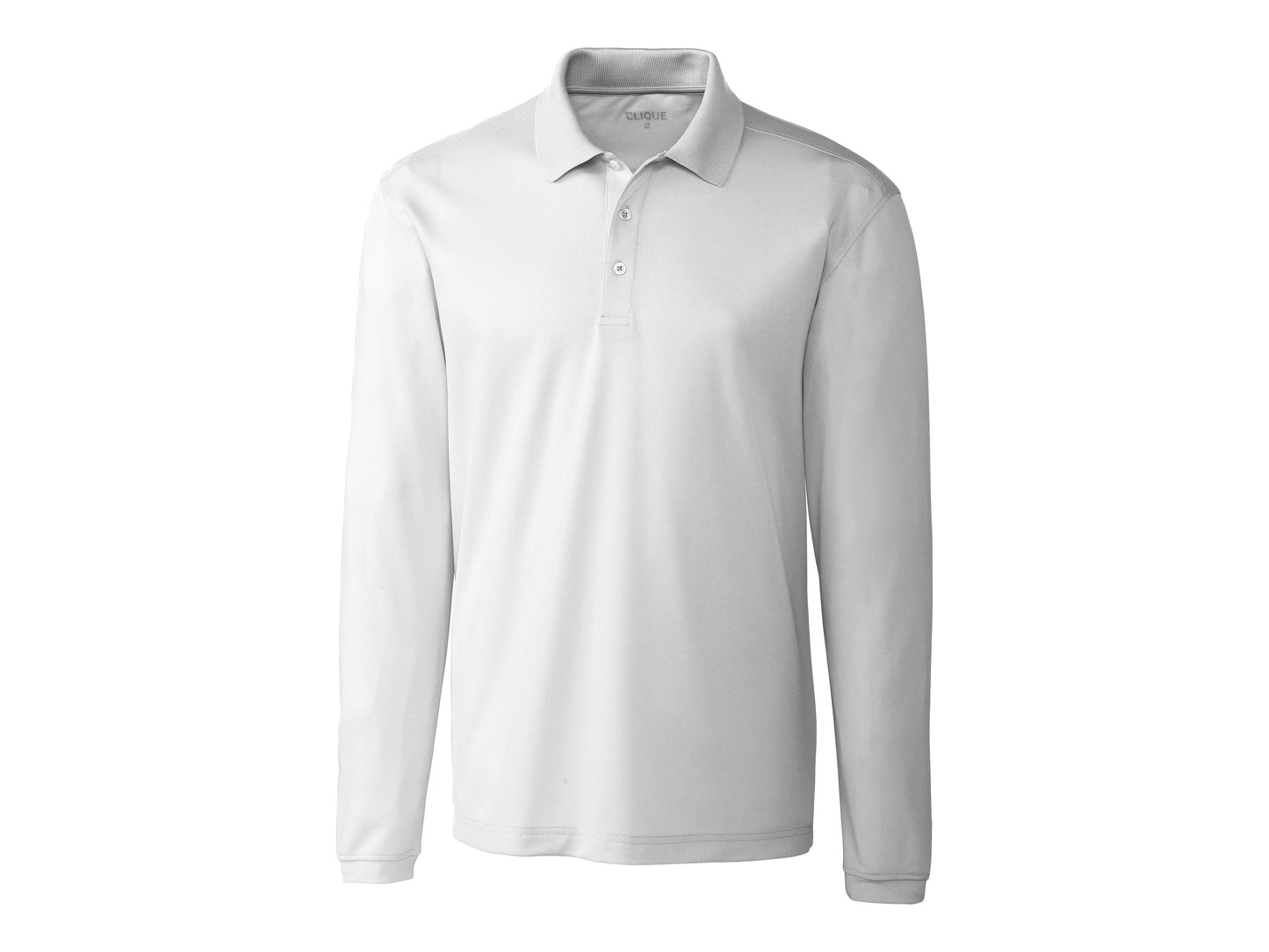 MQK00077 - Clique Spin Eco Performance Pique Long Sleeve Mens Polo