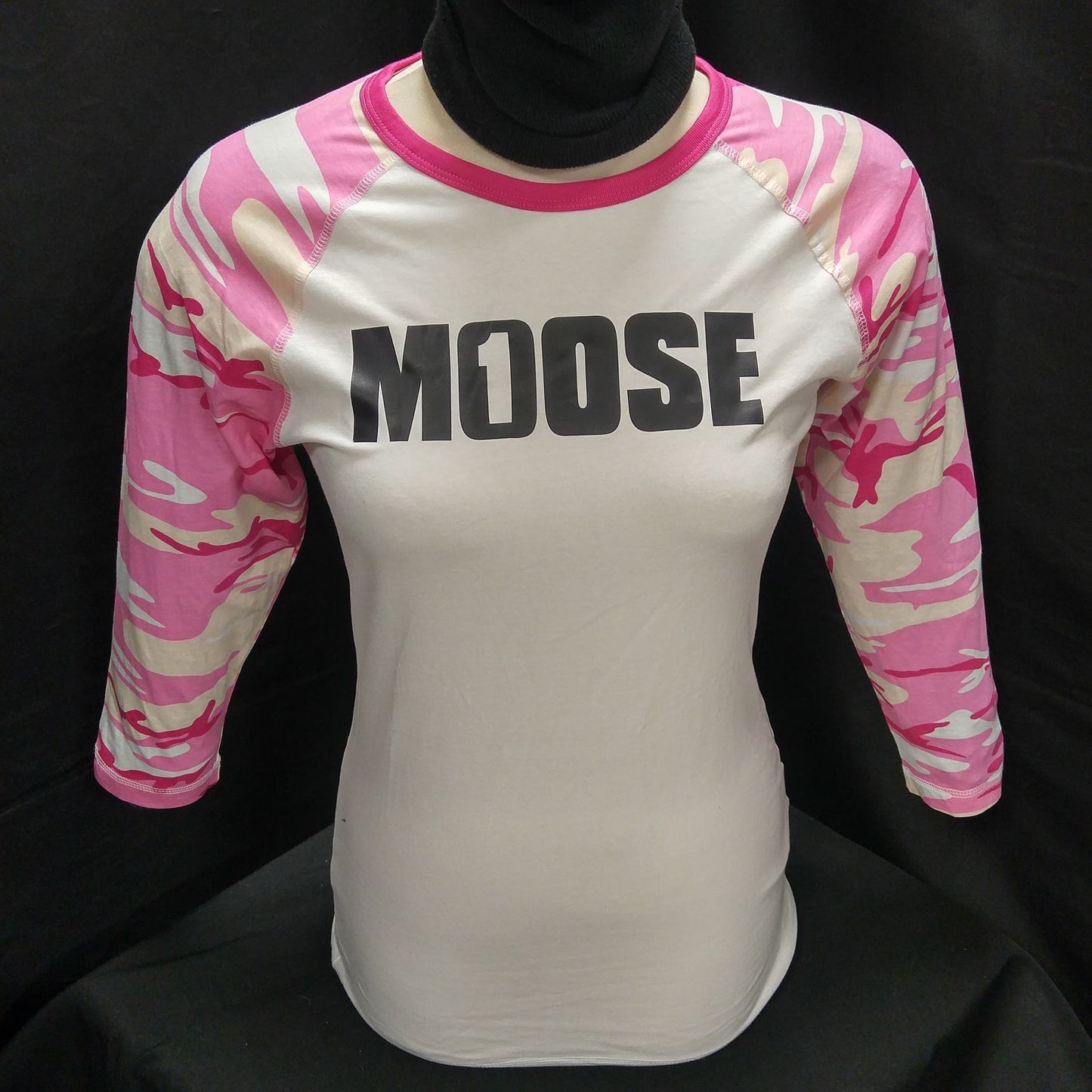 Moose Camo B-Ball 3 Quarter Sleeve