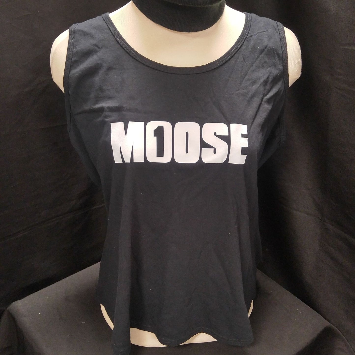 Men's Moose Black Tank