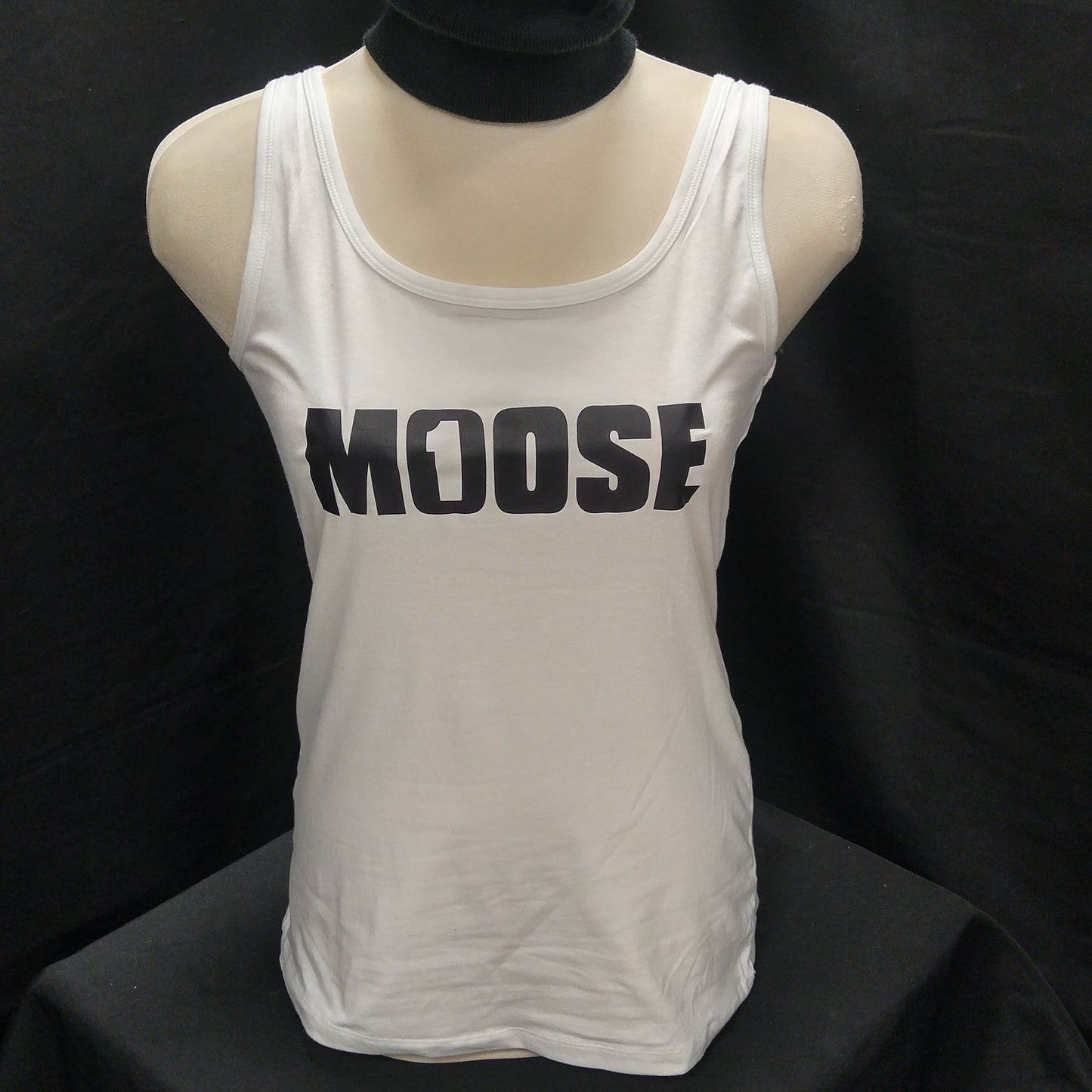 Moose White Racer Back