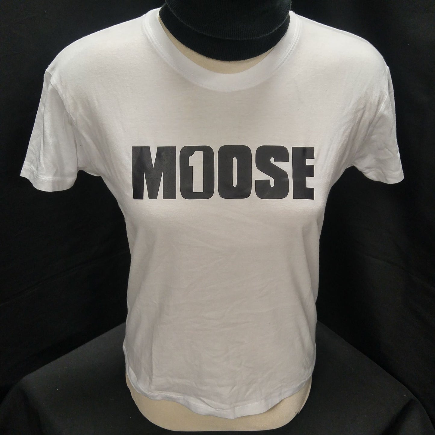 Moose White Tee