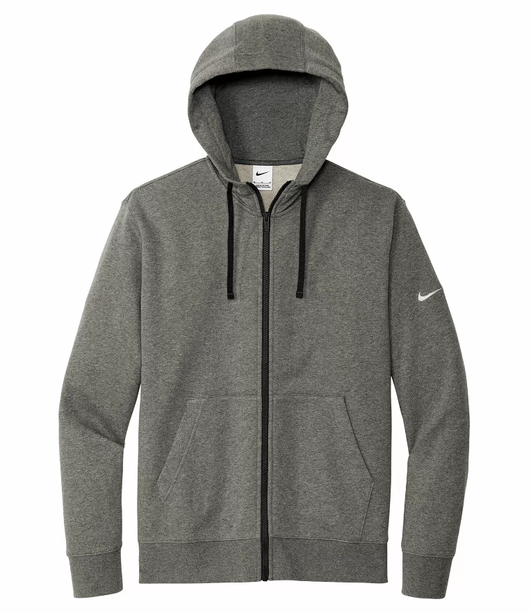 MENS NIKE CLUB FLEECE SLEEVE SWOOSH FULL ZIP HOODIE - DR1513