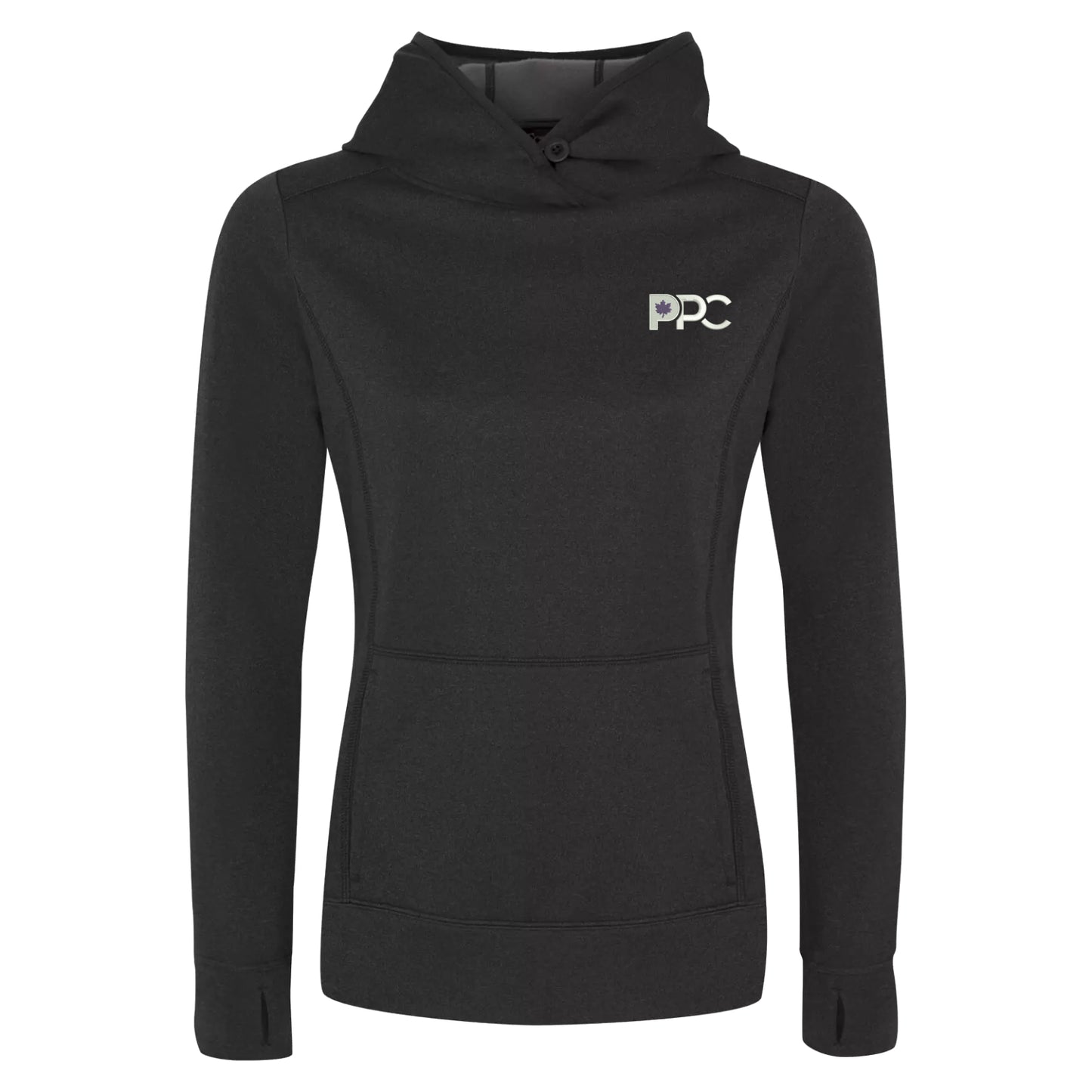 PPC Ladies Charcoal Grey Hoodie (Candidate)