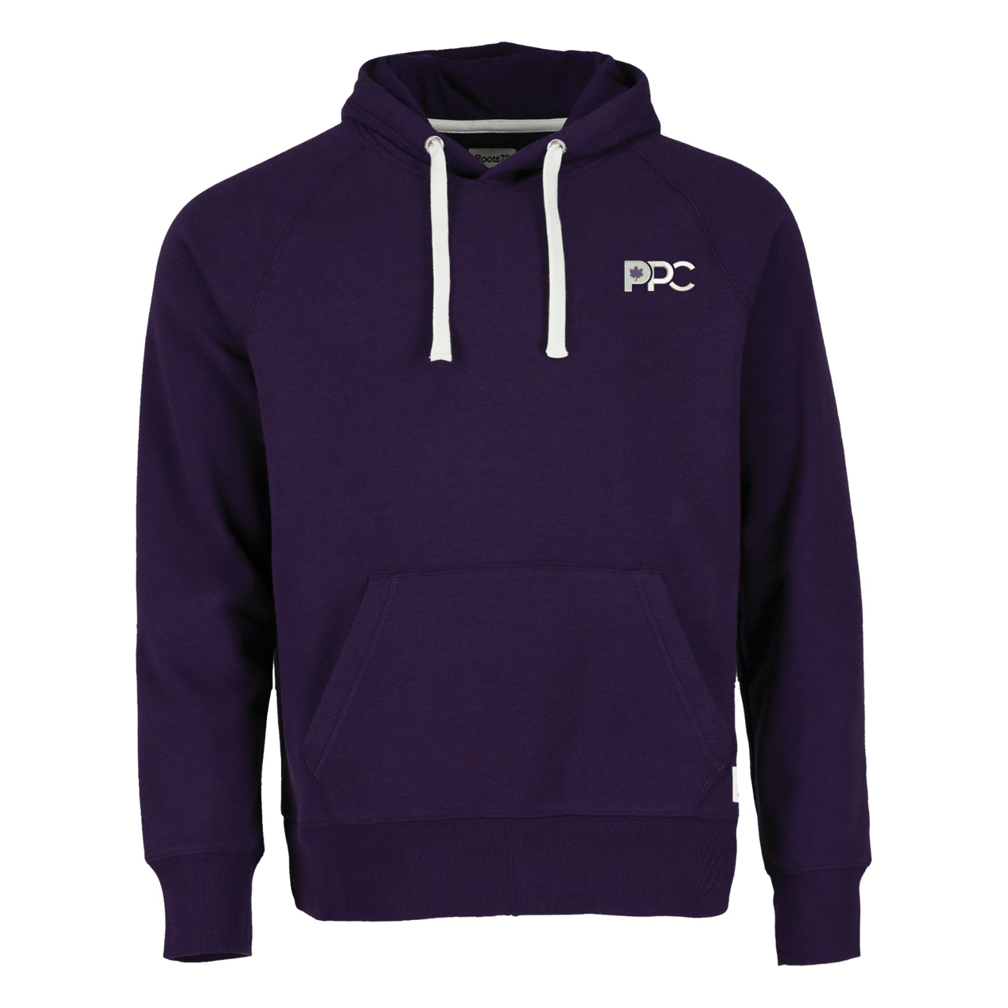 PPC Roots Mens Purple Hoodie With White Strings (Candidate)