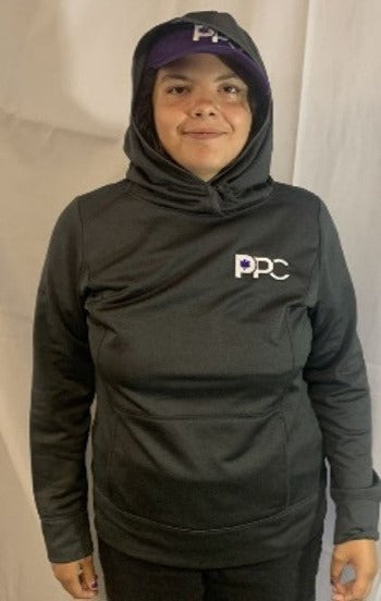 PPC Ladies Charcoal Grey Hoodie