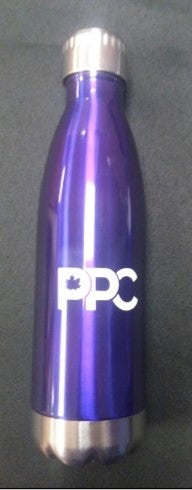 PPC Purple Metallic Water Bottle