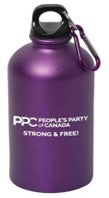 PPC Purple Water Bottle 500ML With Clip