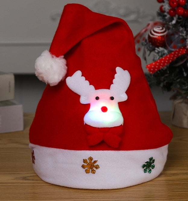 Light Up Santa Hats