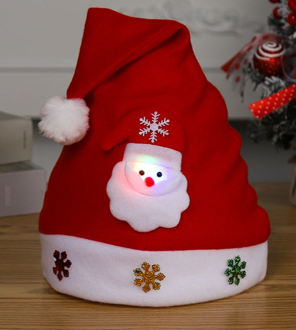 Light Up Santa Hats