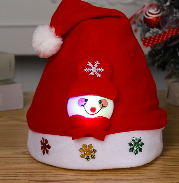 Light Up Santa Hats