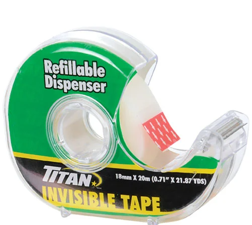Titan Transparent Tape (18mm x 20m)