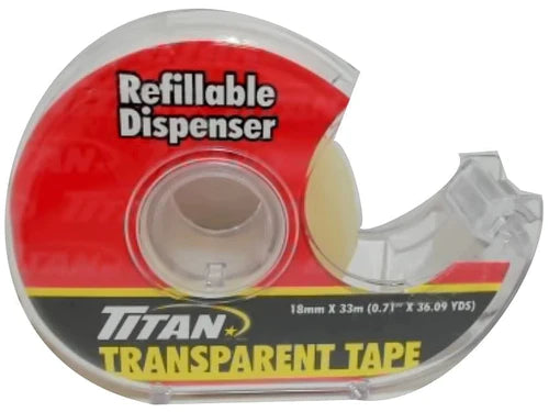 Titan Transparent Tape (18mm x 33m)