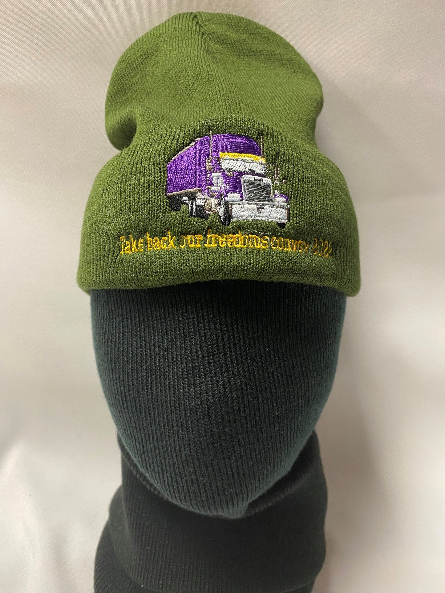 TRUCKER TOQUE Multiple colors: "Take back our freedoms convoy 2022"