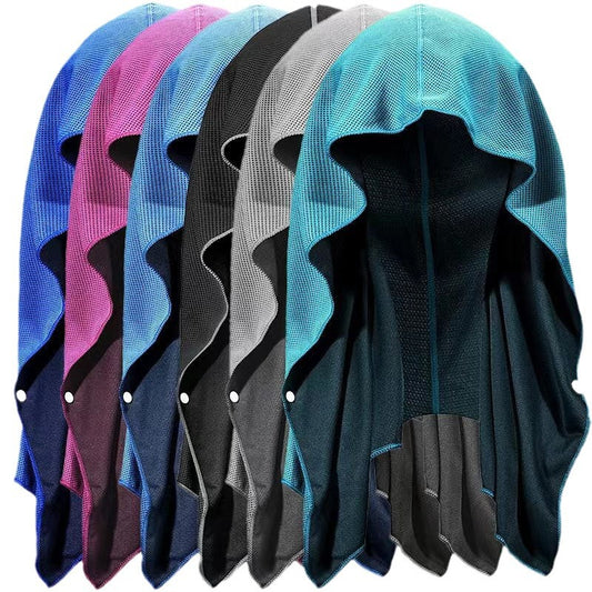 U-Shaped Cooling Hoodie Towel