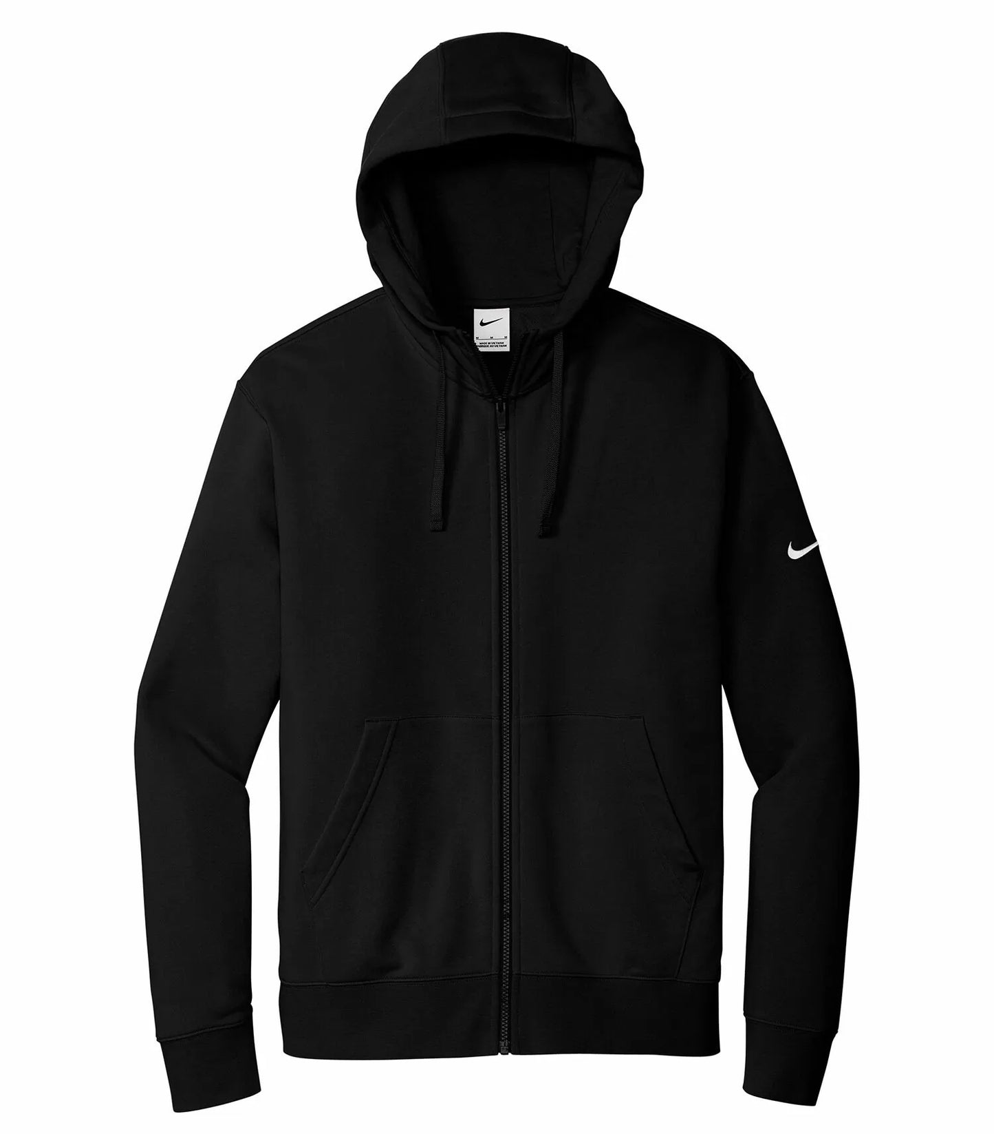 MENS NIKE CLUB FLEECE SLEEVE SWOOSH FULL ZIP HOODIE - DR1513