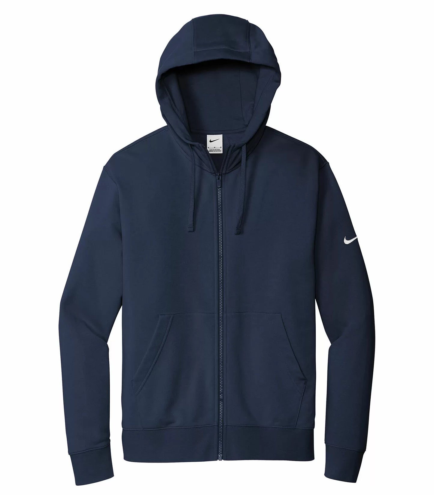 MENS NIKE CLUB FLEECE SLEEVE SWOOSH FULL ZIP HOODIE - DR1513