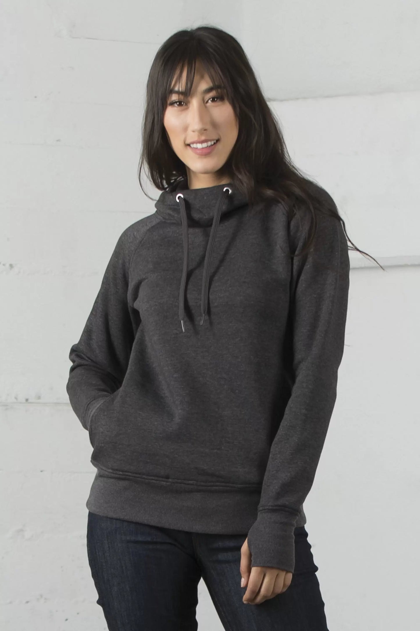 ATC™ ESACTIVE® VINTAGE HOODED LADIES' SWEATSHIRT. L2045