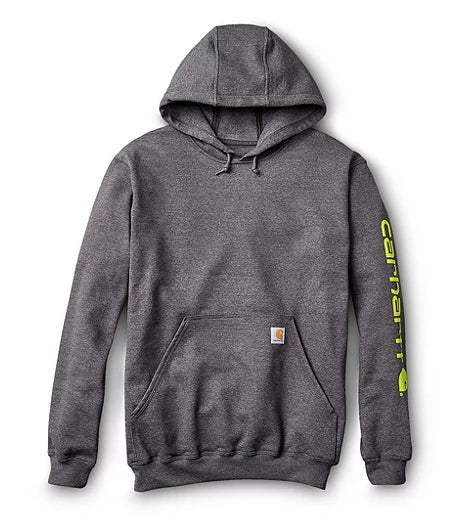 Carhartt Men's Midweight Hooded Logo Sleeve Sweatshirt - K288