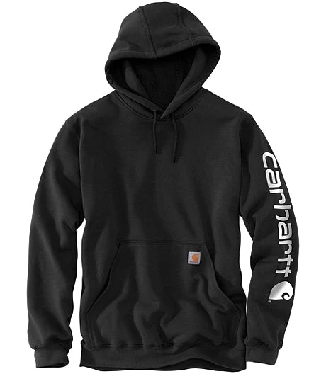 Carhartt Men's Midweight Hooded Logo Sleeve Sweatshirt - K288