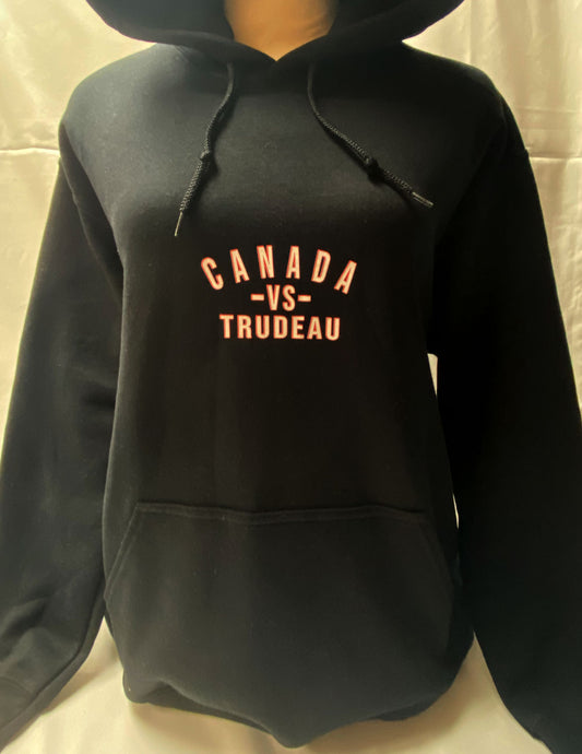 CANADA vs TRUDEAU hoodie in black